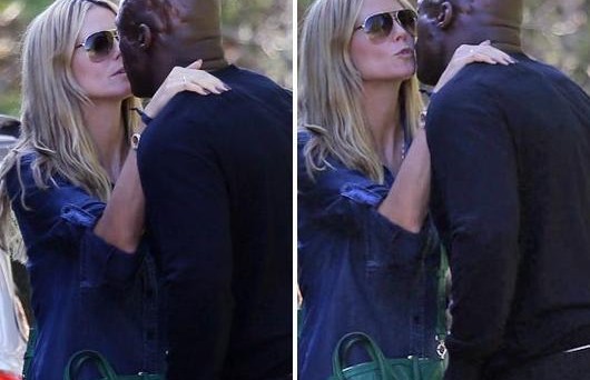 Ex-couple Seal and Heidi Klum sighted kissing