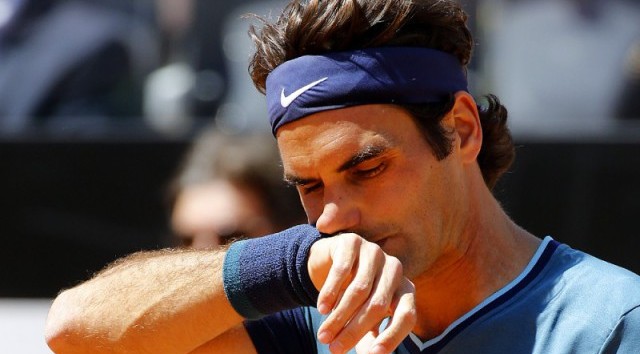 Federer Loses To Chardy In Rome