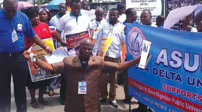 ASUU Protests Kidnap Of Varsity Lecturer In Delta