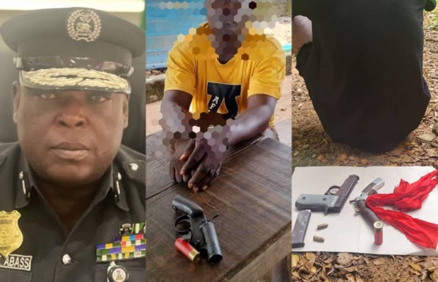 Police arrests suspected armed robbers, recover arms in Delta