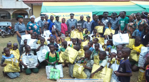 Ogun Customs Supports Pupils With Uniforms, Writing Materials