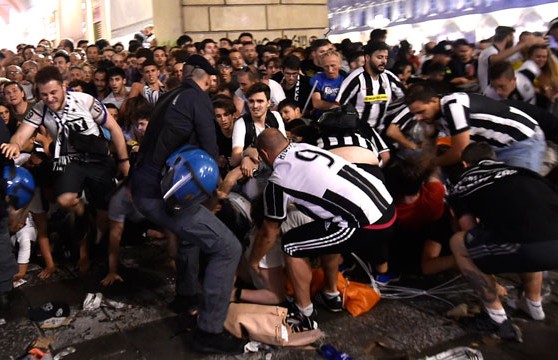 Thousands Juventus fans injured in stampede