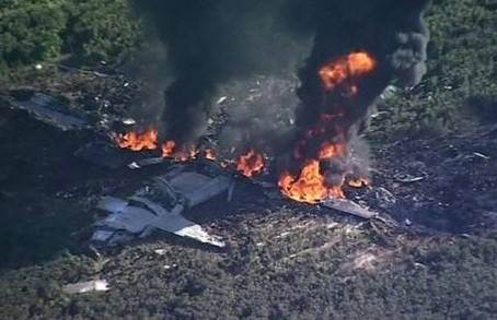 Military plane crash kills at least 16 in Mississippi