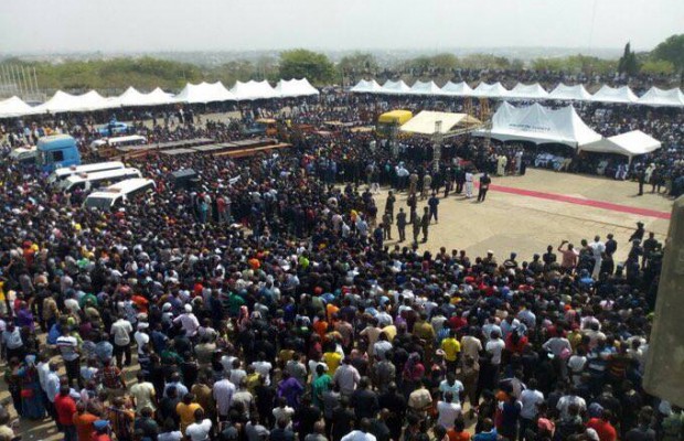 Mass burial for 73 victims amidst tears