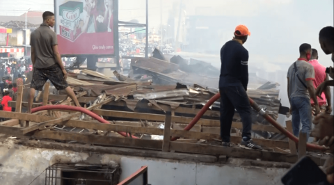 Fire Guts Multi-Million Naira Market in Delta