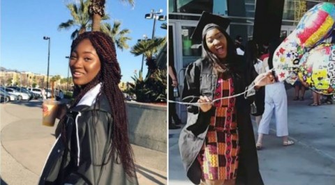 Omotola’s second daughter graduates from high school