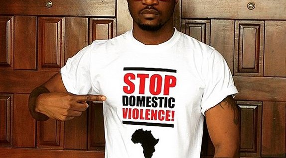 Peter Okoye stands against domestic violence