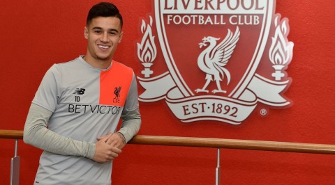 Philippe Coutinho signs five-year Liverpool deal