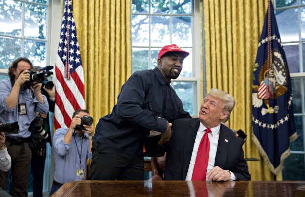 Kanye West Backs Trump’s 2020 Re-Election Bid