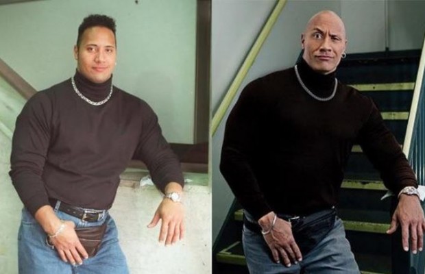 The Rock shares motivational message with photos