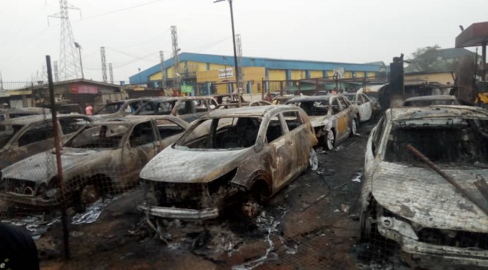 Ruptured pipeline explodes, gulps properties in Lagos