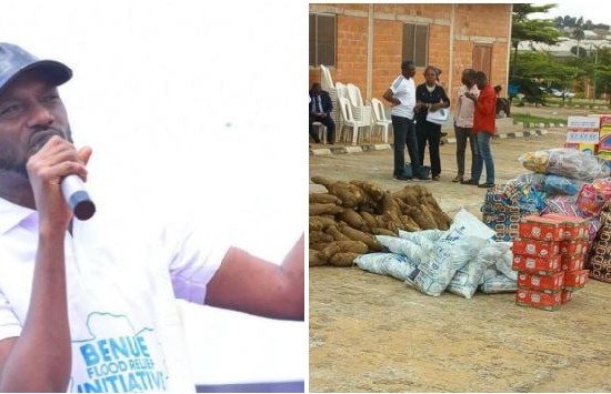 2face donates to Benue flood victims