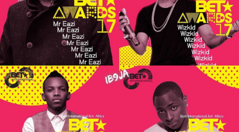 Davido, Wizkid, Tekno and others battles BET Award