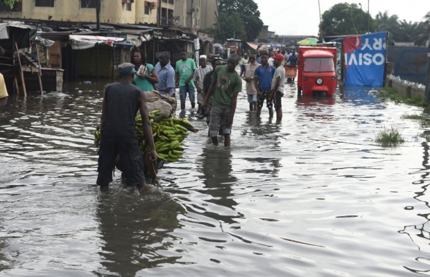 Heavy flooding in Kaduna