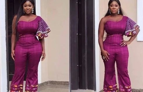 Actress, Mercy Johnson stuns in purple outfit