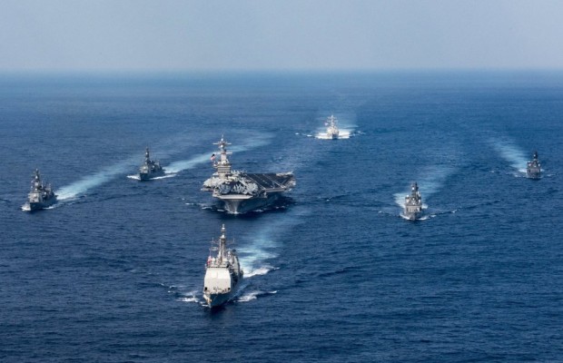 Trump sends' warship to north korea