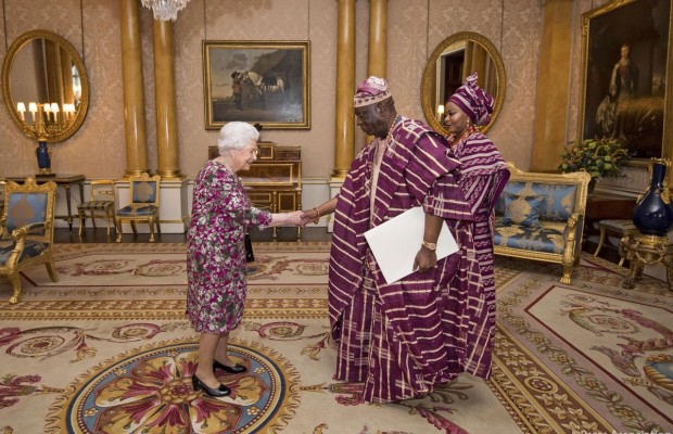 Queen Elizabeth II receives Nigeria’s High Commissioner to the UK