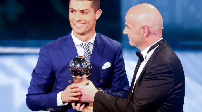 Cristiano Ronaldo awarded FIFA player of the year