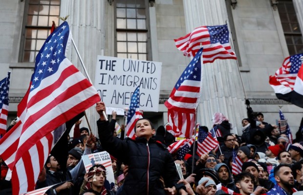 Immigrants protest on mayday in U.S