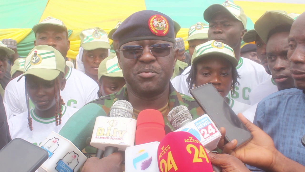 NYSC DG charge corp members to foster national unity