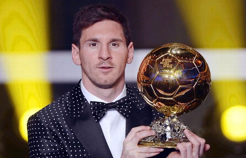 Messi Wins Fourth Consecutive Ballon d'Or