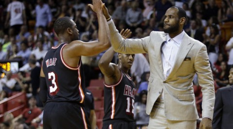 LeBron James Gave All Of His Miami Heat Teammates WWE Championship Belts