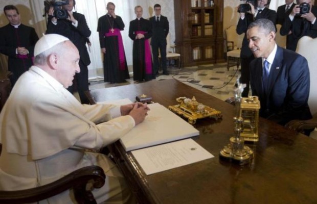 Obama Meets Pope Francis For First Time