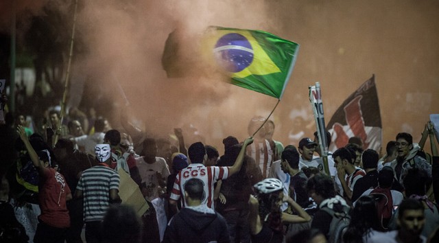 Brazil Hit By Widespread Protests