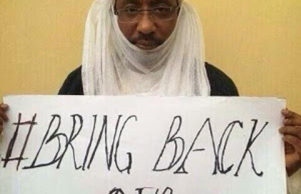 New Emir Of Kano Carries '#Bringbackourgirls' Placard