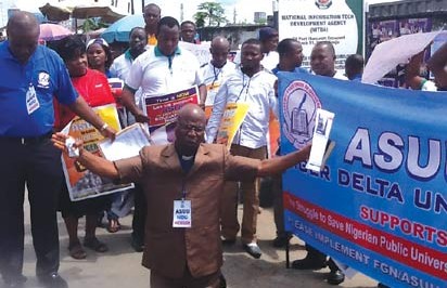 ASUU Protests Kidnap Of Varsity Lecturer In Delta
