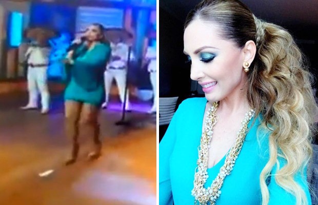 Renown Mexican Singer Loses Sanitary Pad On Stage