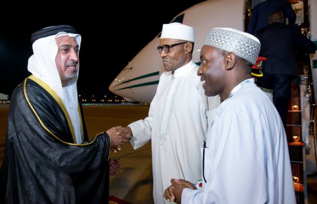 President Buhari Arrives Abu Dhabi For World Future Energy Summit