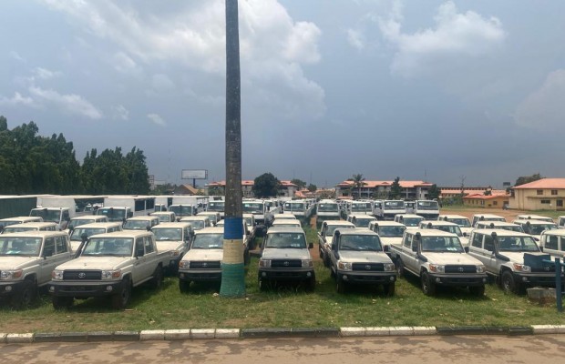 Off season Election: Police distribute 220 Operational vehicles