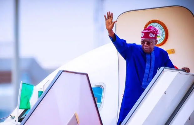 President Bola Tinubu has departs Abuja to Attend COP28 Climate Summit in Dubai