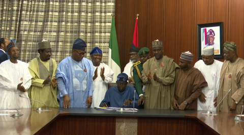 President Tinubu Signs The 2024 Appropriation Act Into Law