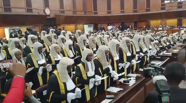 Supreme Court swears in 57 Senior Advocates of Nigeria.