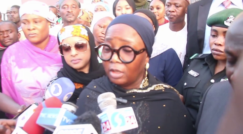 Iyaloja of Lagos visits victims of Kaduna bomb attack