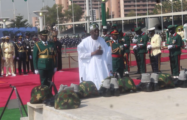 Armed Forces Remembrance Day, Tinubu Lays Wreath For The Unknown Soldier