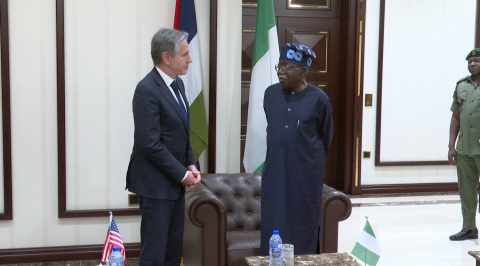 President Tinubu Receives US Sec. Of State, Blinken