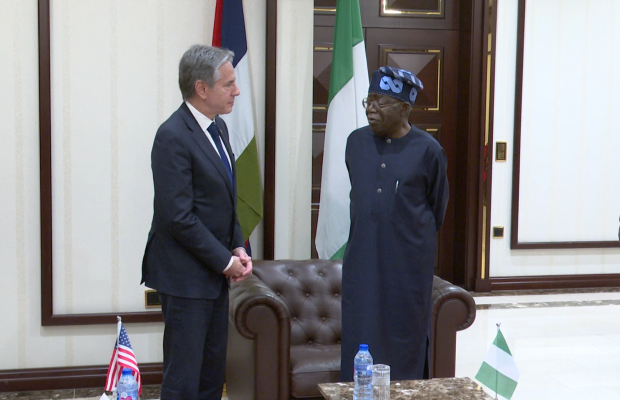 President Tinubu Receives US Sec. Of State, Blinken