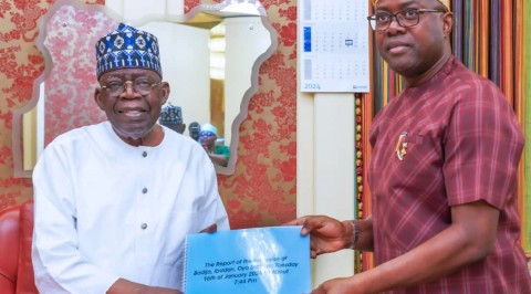 Bodija Explosion- Governor Seyi Makinde presents report to Tinubu