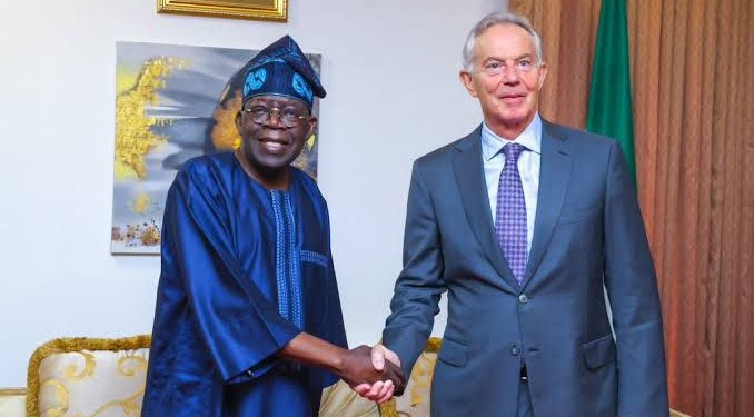 President Tinubu Meets Former British Prime Minister.