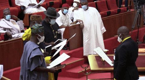 Senators: Seriake Dickson, 3 Others Sworn-In