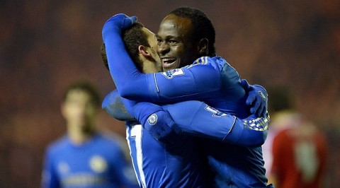 Moses set for fourth FA Cup clash Vs Man United