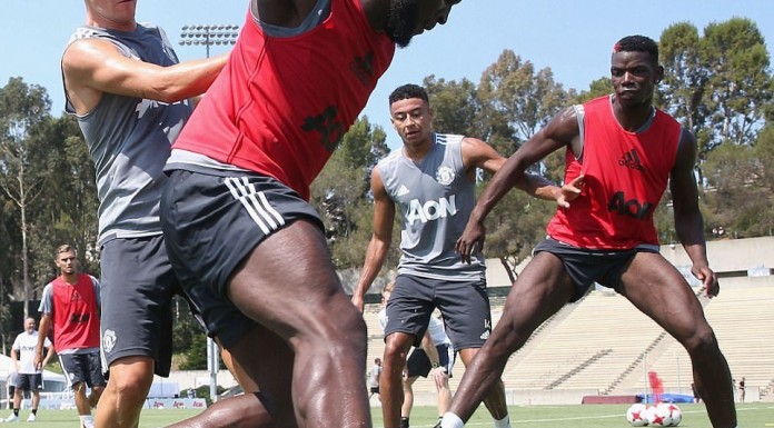 Lukaku trains with Man Utd for first time