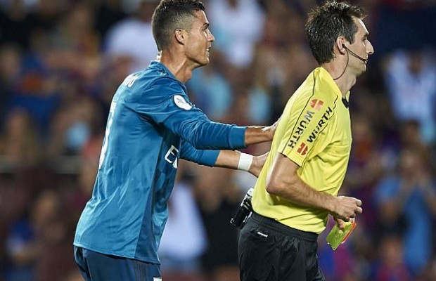 Ronaldo facing ban of up to 12 matches for pushing ref