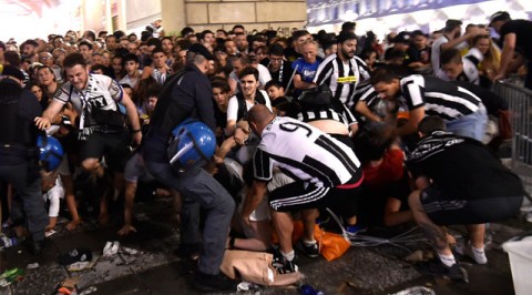 Thousands Juventus fans injured in stampede