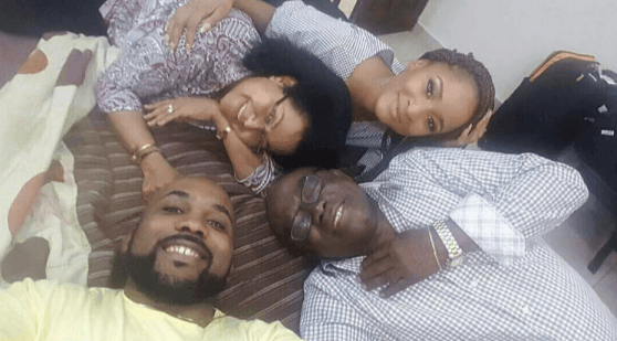 BankyW shares family photo with Adesua