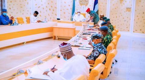 Buhari, Heads of Security Agencies, Service Chief Hold Security Meeting