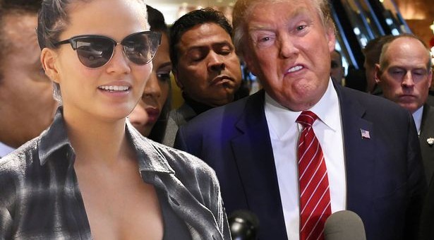 Chrissy Teigen slams Donald Trump on twitter